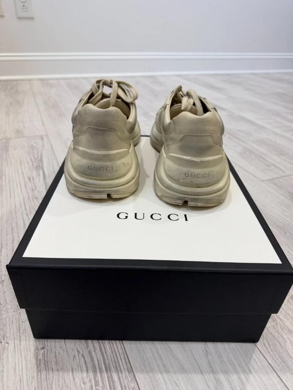 Gucci Rhyton Mouth Chunky Men Sneaker with Box and Dust Covers Size 9 1/2